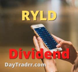Ryld dividend - Aug 18, 2021 · The premise of this article is that by investing evenly across QYLD, RYLD, and XYLD, generating a double-digit yield is attainable. In the first seven months of 2021, the combination of owning 100 ... 